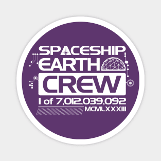 Spaceship Earth Crew Magnet